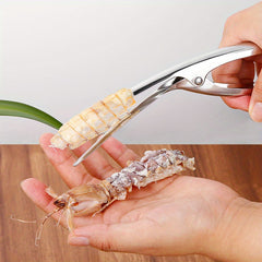 2pcs Portable Stainless Steel Shrimp Peelers