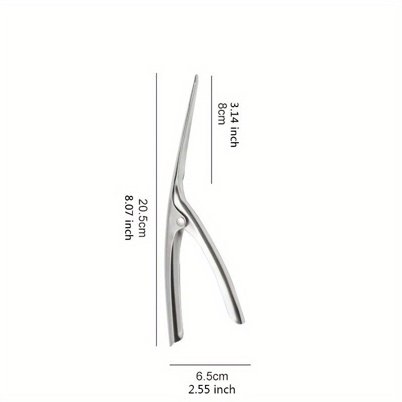 2pcs Portable Stainless Steel Shrimp Peelers
