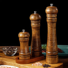 Wooden Handle Manual Pepper Grinder Ceramic Core Coffee Bean Spice