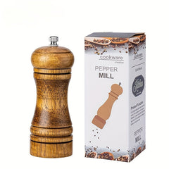 Wooden Handle Manual Pepper Grinder Ceramic Core Coffee Bean Spice
