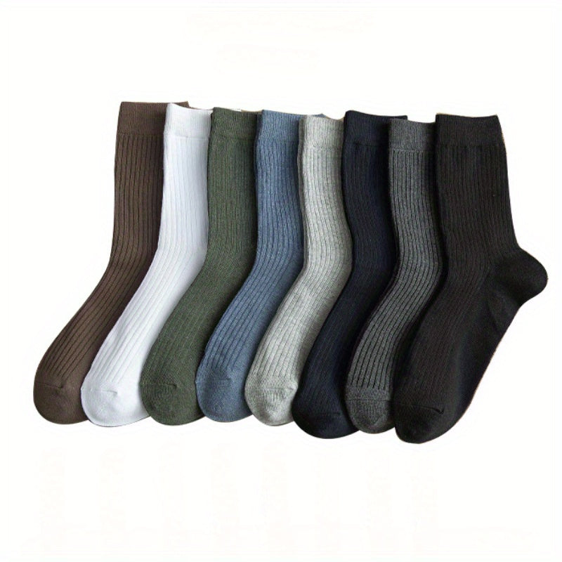Men's Breathable Crew Socks for Outdoor All Seasons