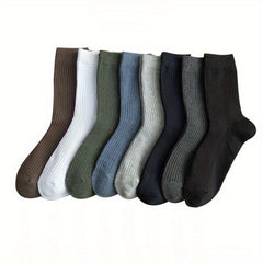 Men's Breathable Crew Socks for Outdoor All Seasons