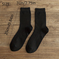Men's Breathable Crew Socks for Outdoor All Seasons