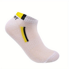 Men's Solid Liner Anklets Socks - Thin Breathable Soft Absorbent Socks