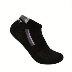 Men's Solid Liner Anklets Socks - Thin Breathable Soft Absorbent Socks