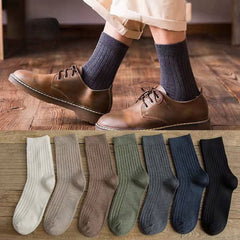 Men's Crew Socks Breathable Comfy Casual Unisex Socks for Outdoor All Seasons