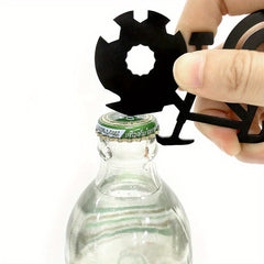 Multifunctional Keychain Tool Bottle Opener for Camping