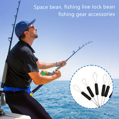 100 Pack Rubber Bobber Stopper Float Stops for Fishing Line