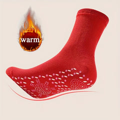 3 Pairs Tourmaline Magnetic Socks Men Warm Therapy Socks