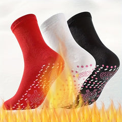 3 Pairs Tourmaline Magnetic Socks Men Warm Therapy Socks