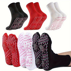 3 Pairs Tourmaline Magnetic Socks Men Warm Therapy Socks