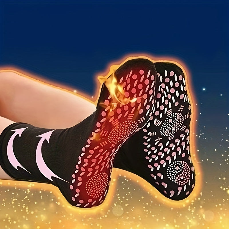 3 Pairs Tourmaline Magnetic Socks Men Warm Therapy Socks