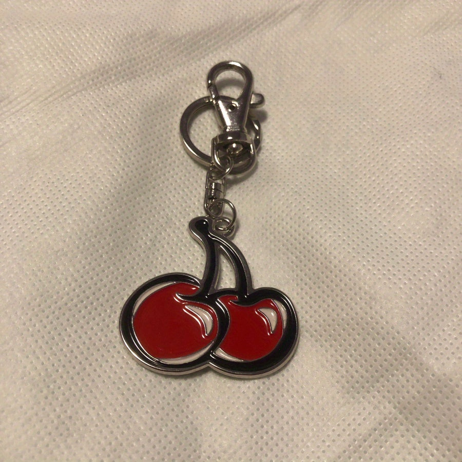 Cherry Key Chain Fruit Pendant for Backpack Bag