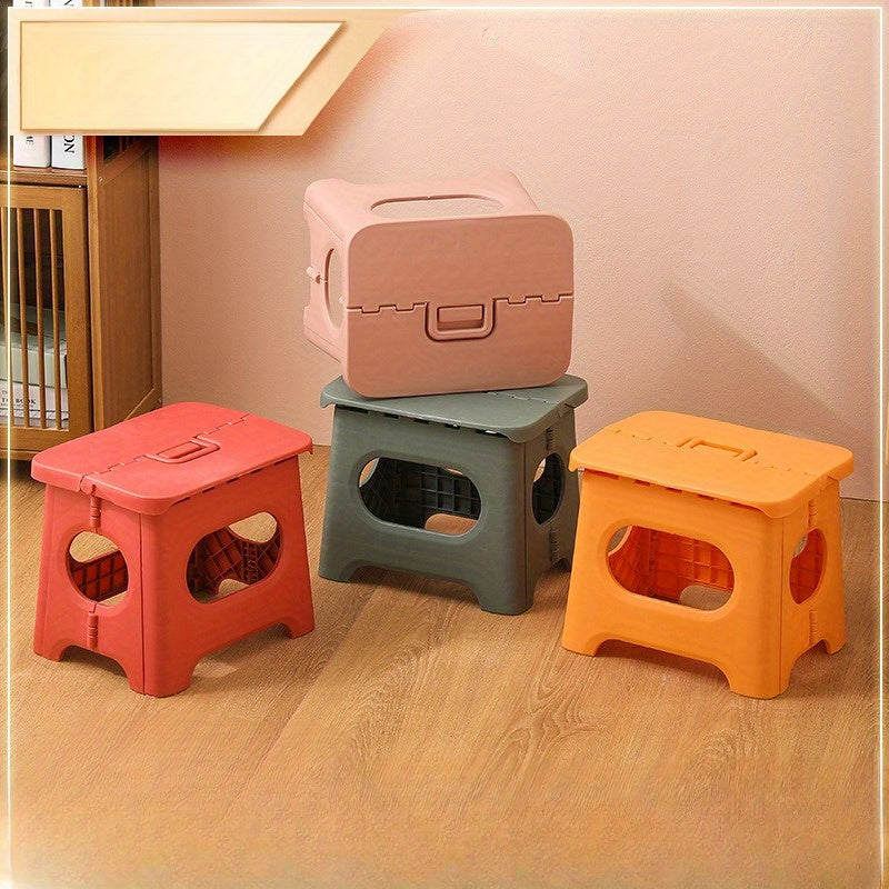 Portable Plastic Folding Stool for Outdoor Activities