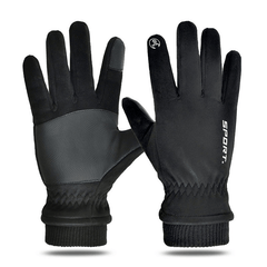 Retro Windproof Touchscreen Gloves for Outdoor Sports and Cycling