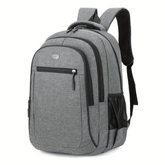 Men's Waterproof Nylon Backpack - Durable & Spacious for Commuting