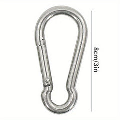 2pcs Iron Spring Hook Gourd Connection Buckle Keychain