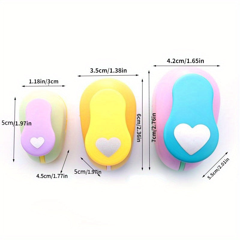 Heart Punch 9 16 25mm Hole Puncher, DIY Crafts, Scrapbooking Paper Cutting