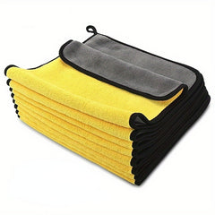 6pcs Soft Microfiber Car Wash Towel Kitchen Dish Cleaning Cloth