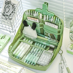 12-Layer Large Capacity Pencil Case - Functional Stationery Storage Bag