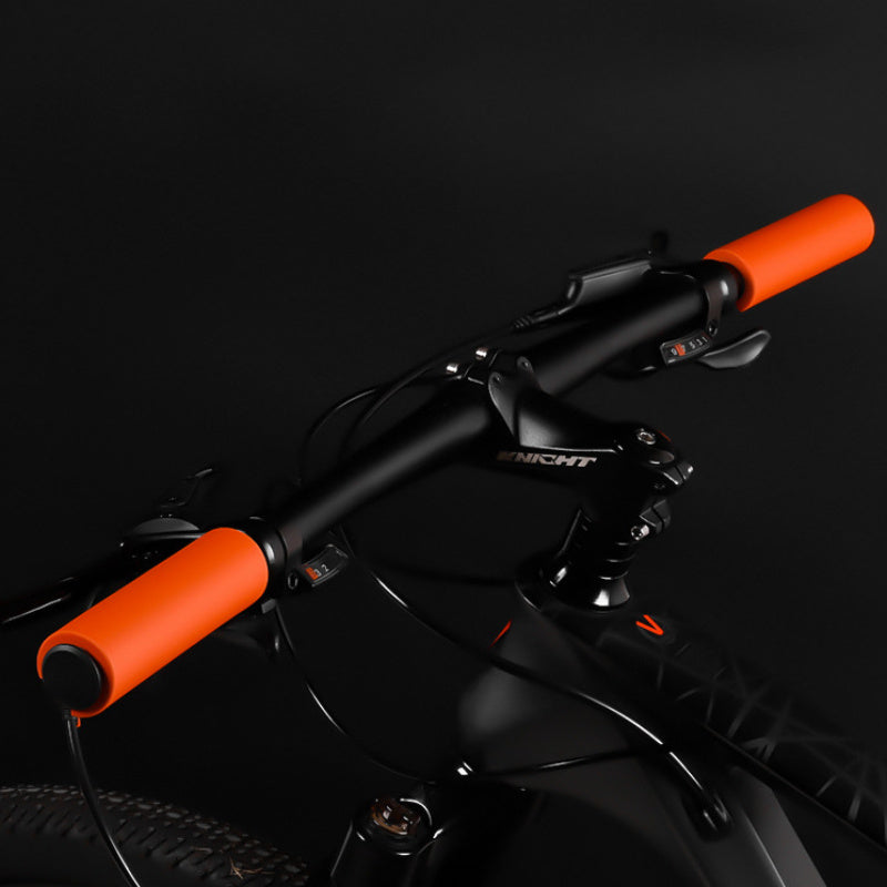 2pcs Silicone Bicycle Grips with Shock Absorption, Anti Slip