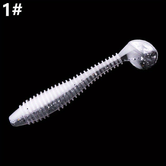 20pcs 7 Paddle Tail Soft Lure Swimbait Fishing Accessories