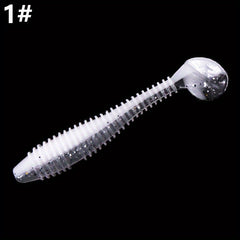 20pcs 7 Paddle Tail Soft Lure Swimbait Fishing Accessories
