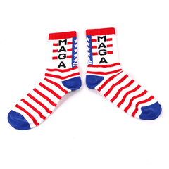 Men's Striped Crew Socks Breathable Casual Unisex Socks