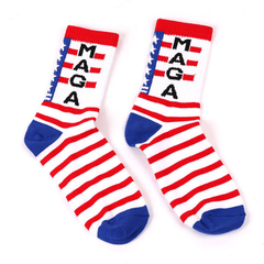 Men's Striped Crew Socks Breathable Casual Unisex Socks