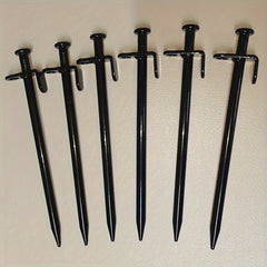 6pcs Outdoor Camping Ground Nails Beach Tent Peg Ground Nails