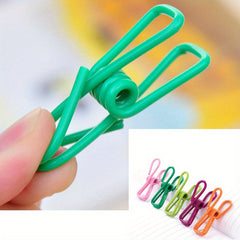 15pcs Chip Clips Heavy Duty PVC Coated Steel Clips for Food Packages & Clothes