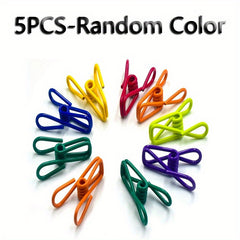 15pcs Chip Clips Heavy Duty PVC Coated Steel Clips for Food Packages & Clothes