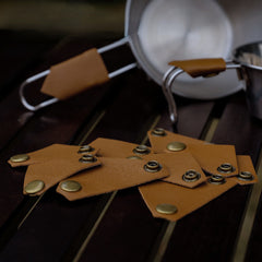 3pcs Leather Handle Cover for Cooking Utensils
