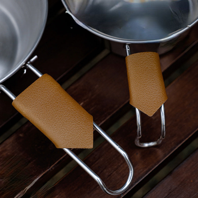 3pcs Leather Handle Cover for Cooking Utensils
