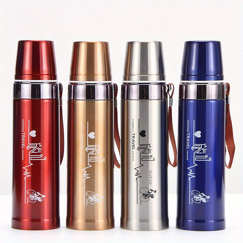 36oz Bullet Shape Sports Water Bottle Stainless Steel Insulated Water Cup