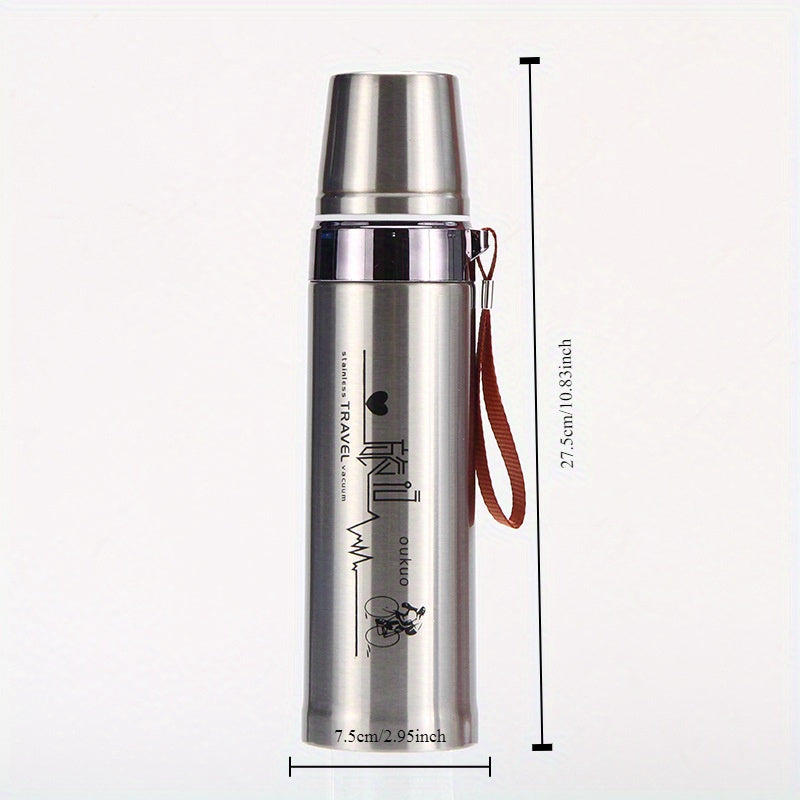 36oz Bullet Shape Sports Water Bottle Stainless Steel Insulated Water Cup