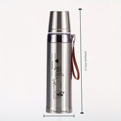 36oz Bullet Shape Sports Water Bottle Stainless Steel Insulated Water Cup