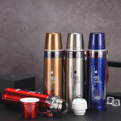 36oz Bullet Shape Sports Water Bottle Stainless Steel Insulated Water Cup