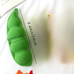 Cute Fruit & Veg Silicone Pen Bag, Large Capacity Storage