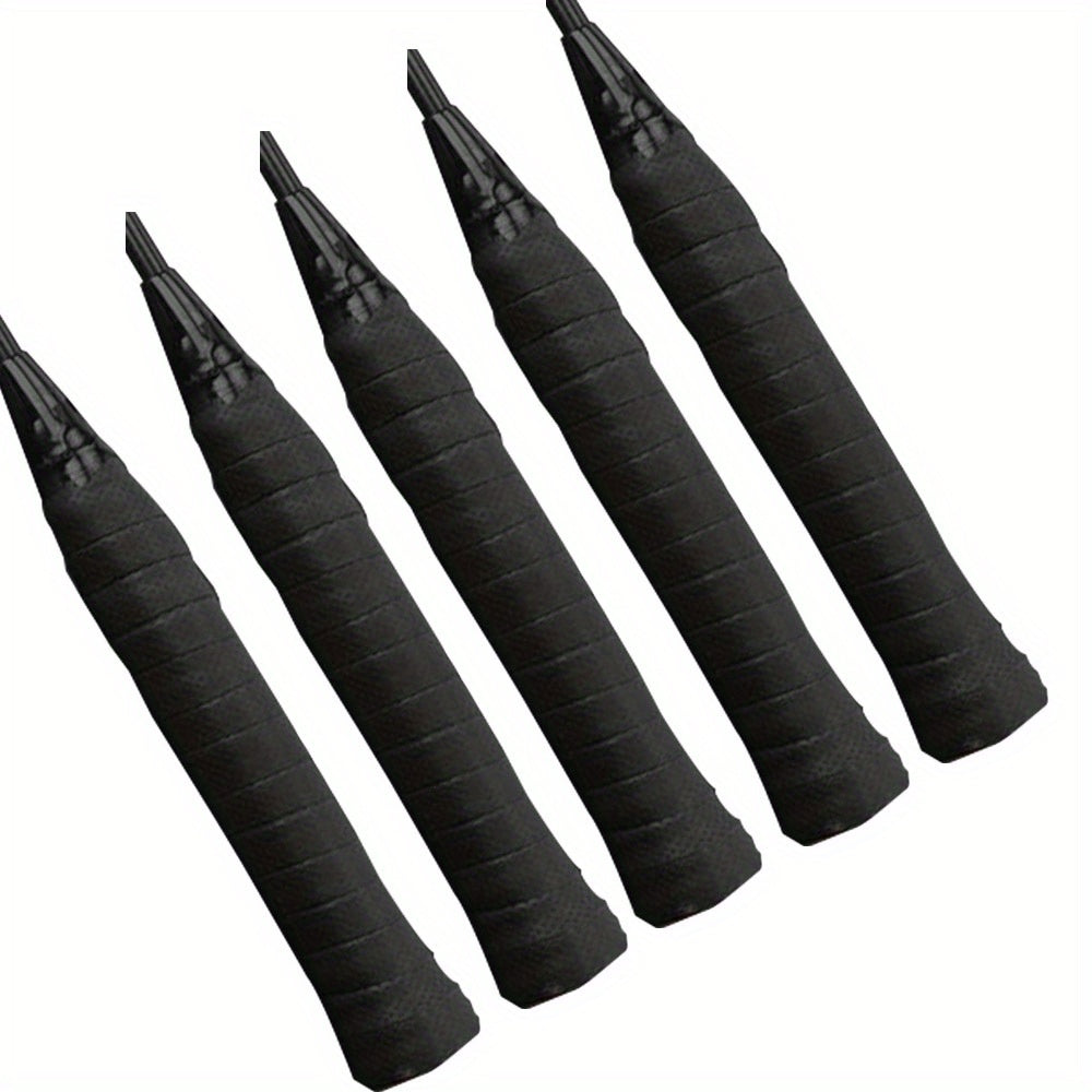 5pcs Soft PU Non-slip Badminton Racket Grip Tape for Tennis Rackets