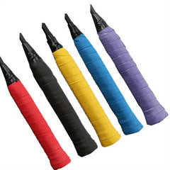 5pcs Soft PU Non-slip Badminton Racket Grip Tape for Tennis Rackets