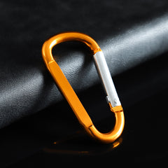 4pcs D-shaped Flattened Mountaineering Buckles
