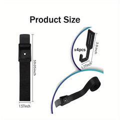 1pc Heavy Duty Treestand Strap Hooks Hangers Hook Hanger For Outdoor Camping