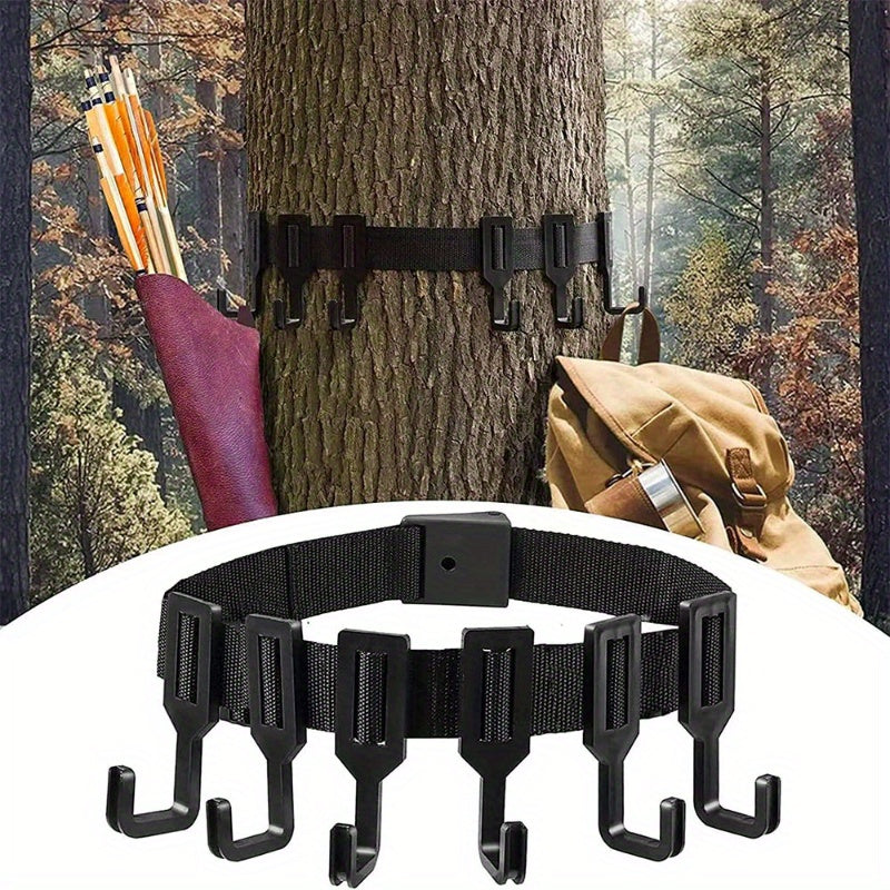 1pc Heavy Duty Treestand Strap Hooks Hangers Hook Hanger For Outdoor Camping