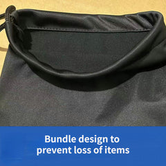 Portable Badminton Racket Storage Bag Drawstring - Holds 2+ Rackets