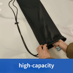 Portable Badminton Racket Storage Bag Drawstring - Holds 2+ Rackets