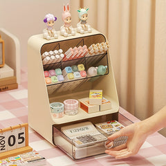 Desktop Pen Holder Desk Stationery Storage Office Box