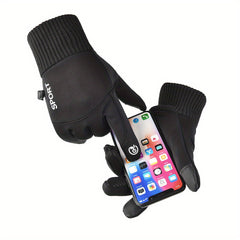 Waterproof Men's Gloves Windproof Touchscreen Winter Gloves