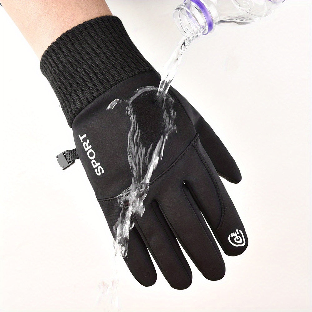Waterproof Men's Gloves Windproof Touchscreen Winter Gloves
