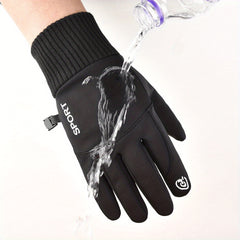 Waterproof Men's Gloves Windproof Touchscreen Winter Gloves